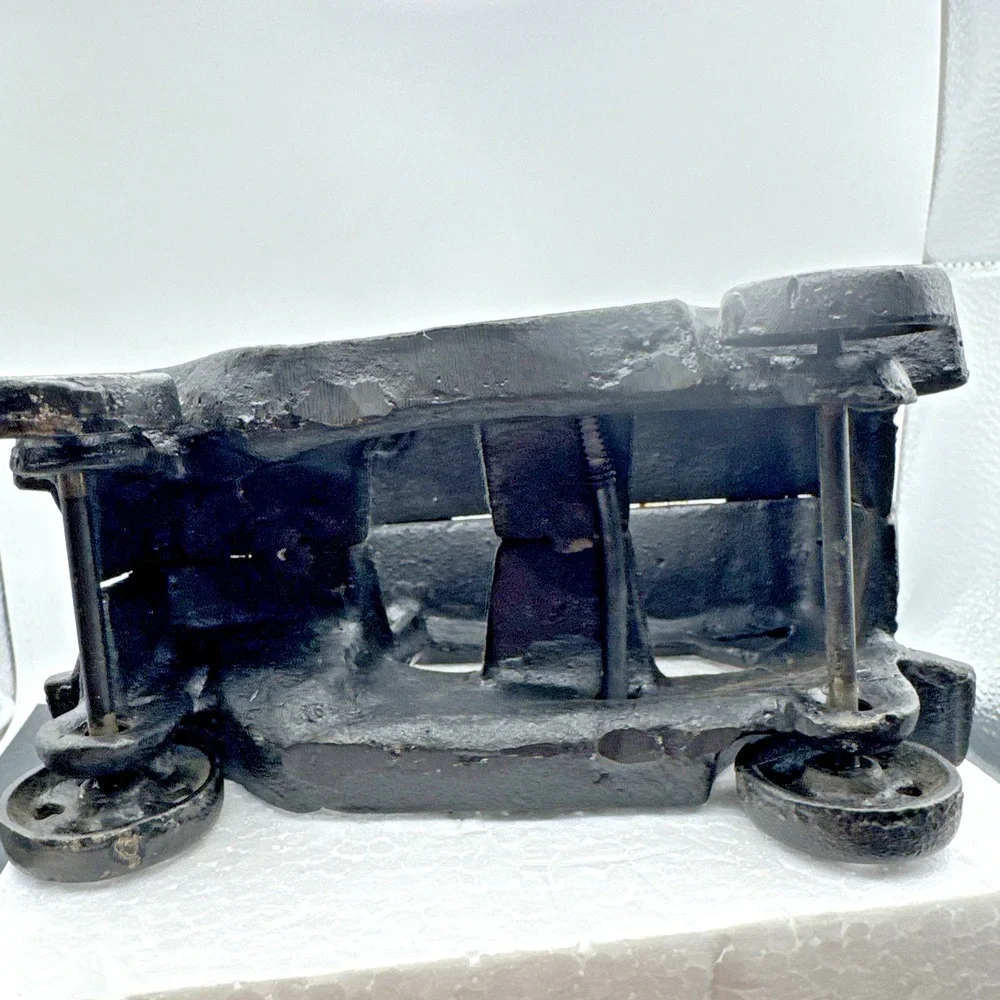 Antique Cast Iron Ford Model T Sedan Marked JM‎ 135 Toy Car